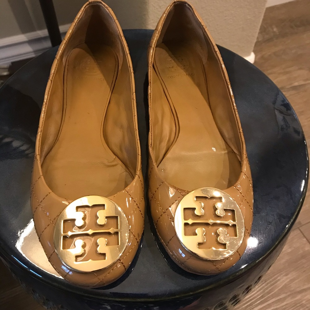 Tory Burch Quinn Flats Size 9 with box